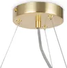 Lampa wisząca, szkło metalowe, złoty mat-biały, D 69 cm Podgląd zdjęcia produktu 6
