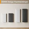 SONNI Radiateur vertical petit radiateur plat blanc Voir les images du produit 2