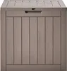 BELIANI Aufbewahrungsbox Taupe Kunststoff 56 x 53 cm für Produktbild-Vorschau 6