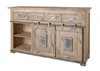 MASSIVMOEBEL24 | Buffet 150x45 Manguier laqué blanchi Voir les images du produit 1