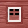 vidaXL Garten-Hühnerstall mit 1 Legenest Rot Holz Produktbild-Vorschau 17