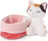Nici 48085 Sleeping Kitties Katze 12cm, creme, im rot Voir les images du produit 2