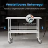 A wheeled shelving unit is shown in a studio setting, with overlaid text and graphics. Náhľad obrázku produktu