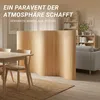 Paravent Séparateur de Pièce Cloison en Bambou Brun Ècran Voir les images du produit 12