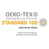A certification logo and text indicating confidence in textiles and testing for harmful substances. Produktbild-Vorschau