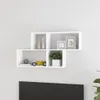 vidaXL Étagère murale blanche 100x18x53 cm Bois composite Voir les images du produit 7