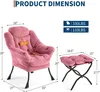 Sessel Loungesessel Samt Wohnzimmer Sitzsessel Relaxsessel Produktbild-Vorschau 2