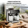 Zimilo Kaffeemaschine mit Mahlwerk, 1350W, Doppelboiler & Produktbild-Vorschau 2
