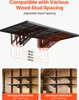 VEVOR Set da 2 scaffali da garage 1219x503x200 mm Anteprima dell’immagine prodotto 3