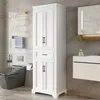 Merax: mobile alto da bagno, mobile da bagno con 4 ante e Anteprima dell’immagine prodotto 2