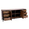 Miliboo - Sideboard im Vintage-Stil aus dunklem Produktbild-Vorschau 4