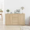 vidaXL Sideboard Sonoma-Eiche 120 x 36 x 69 cm Produktbild-Vorschau 4