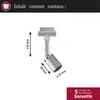 Paulmann URail Spot 1 luce Pure II cromo/opaco 230V Anteprima dell’immagine prodotto 4