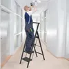 Escalera plegable de 4 peldaños con barandilla y peldaños Vista previa de la imagen del producto 8