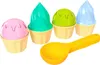 Zestaw do piasku Lody TechnoK - 4 babeczki i łyżka Podgląd zdjęcia produktu 3