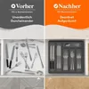 Besteckkasten mit Deckel Besteckhalter Küchenschublade und Produktbild-Vorschau 3