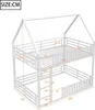 Merax Etagenbett 140x200 cm, Kinderbett mit Zaun, Produktbild-Vorschau 7