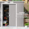 Outsunny Metall Gerätehaus 2,42 m², Geräteschuppen mit Produktbild-Vorschau 5