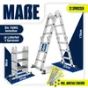 MASKO® Leiter Aluminium 6in1 Mehrzweckleiter Anlegeleiter Produktbild-Vorschau 9