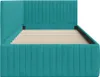 vidaXL Struttura letto ad angolo con testiera turchese 90 Anteprima dell’immagine prodotto 6