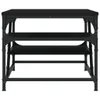Tavolino nero 100x49x40 cm materiale a base di legno Anteprima dell’immagine prodotto 5