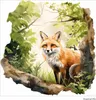 254 Wandtattoo Fuchs im Wald in 4 vers. Größen - Größe 750 Produktbild-Vorschau 4