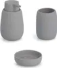 ZELLER Portasapone in Vetroceramica grigio 11 x 3,3 cm Anteprima dell’immagine prodotto 6