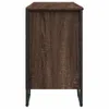 vidaXL Vanity unit hnedý dubový vzhľad 91x35x60 cm Náhľad obrázku produktu 5