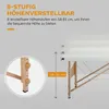 Mobilní masážní lehátko HOMCOM, 2 zóny, skládací, s Náhled obrázku produktu 4