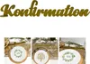 Oblique Unique Schriftzug Konfirmation aus Holz als Produktbild-Vorschau 1