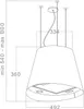 Dekorative inselhaube 50cm 620m3/h weiß Elica PRF0071972D Produktbild-Vorschau 11