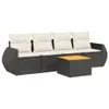 The Living Store 5-tlg. Garten-Sofagarnitur mit Kissen Produktbild-Vorschau 3