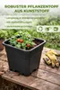3x Quadratische Pflanzentöpfe 11L 24x24x28cm für Grow Produktbild-Vorschau 5