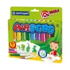 A product box for textile air pens with illustrations of dinosaurs and a child using the pens. Podgląd zdjęcia produktu