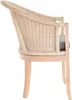 KRINES HOME Rattan-Sessel mit Holzbeinen, Sessel aus echtem Produktbild-Vorschau 3