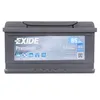 A car battery with its label. Produktbild-Vorschau