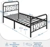Yaheetech Metallbett Vintage Bettrahmen mit Hohem Kopfteil, Produktbild-Vorschau 3