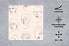 MuchoWow® Mauspad Mousepad Frau - Linienkunst - Muster - Produktbild-Vorschau 2