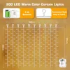 Zasłona świąteczna Aigostar, 2 m x 2 m, 8 trybów, lampki Podgląd zdjęcia produktu 3