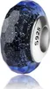 PANDACHARMS Blauschwarzer Sternenstaub Facetten Glas Charm, Produktbild-Vorschau 1
