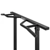 A close-up view of a black metal fitness station with padded grips. Anteprima dell’immagine prodotto