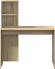 A wooden desk with shelves against a white background. Náhled obrázku produktu