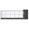 vidaXL Voliéra s nástavcem stříbrná 623x203x216 cm ocelová Náhled obrázku produktu 3