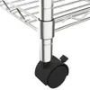 VIDAXL-Speicher 5-Schicht mit Rädern 250 kg 75x35x155 cm Voir les images du produit 7