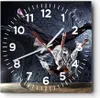 Wanduhr - Quadrat - Glasuhr - Tänzer Mode Flip Mädchen - Produktbild-Vorschau 1