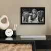 MuchoWow® MuchoWow® Gerahmtes Poster Elefant - Tiere - Produktbild-Vorschau 2