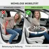 360stupňový otočný polštář na sedadlo do auta - ergonomická Náhled obrázku produktu 2