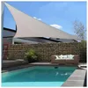 Vela parasole impermeabile 4x4x4m ModernHome - grigia Anteprima dell’immagine prodotto 4