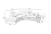 Eckcouch L-Form modern - Ecksofa DAFNE VII Links / Rechts Produktbild-Vorschau 4
