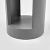 Lucande LED-Sockelleuchte Dylen, grau, Metall, 50cm, IP65 Produktbild-Vorschau 7